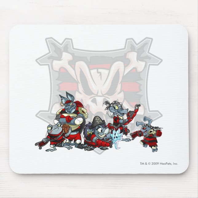 Mousepad Grupo de ilha de Krawk da equipe (Frente)