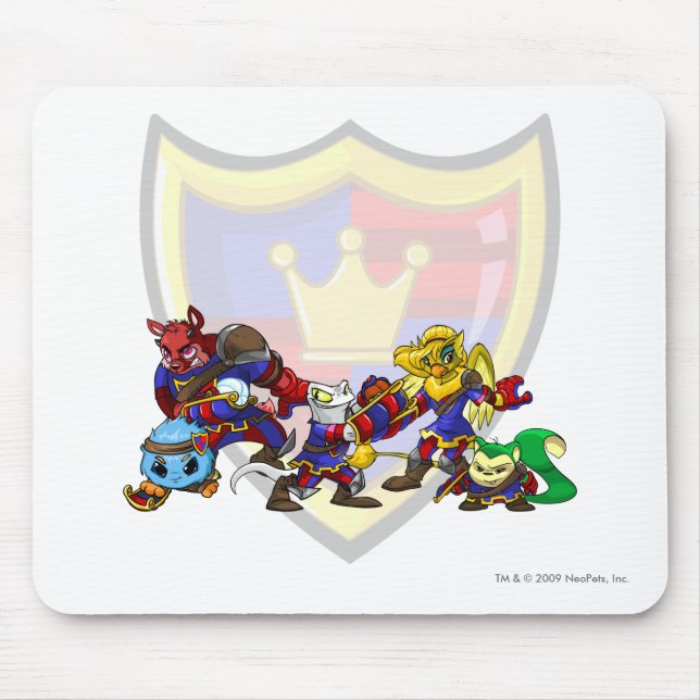 Mousepad Grupo de Meridell da equipe (Frente)