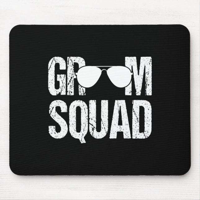 Mousepad Grupo de Padrinhos de Casamento Festa de Solteiro  (Frente)
