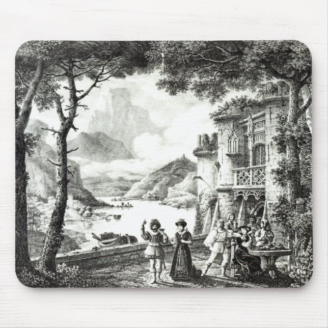 Mousepad Grupo de palco para o ato III 'de Le Castelo (Frente)