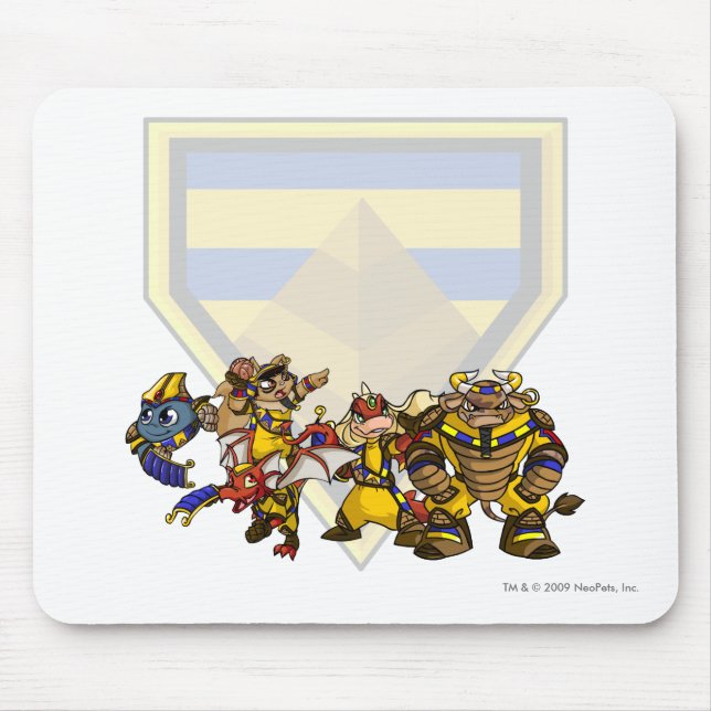 Mousepad Grupo perdido do deserto da equipe (Frente)