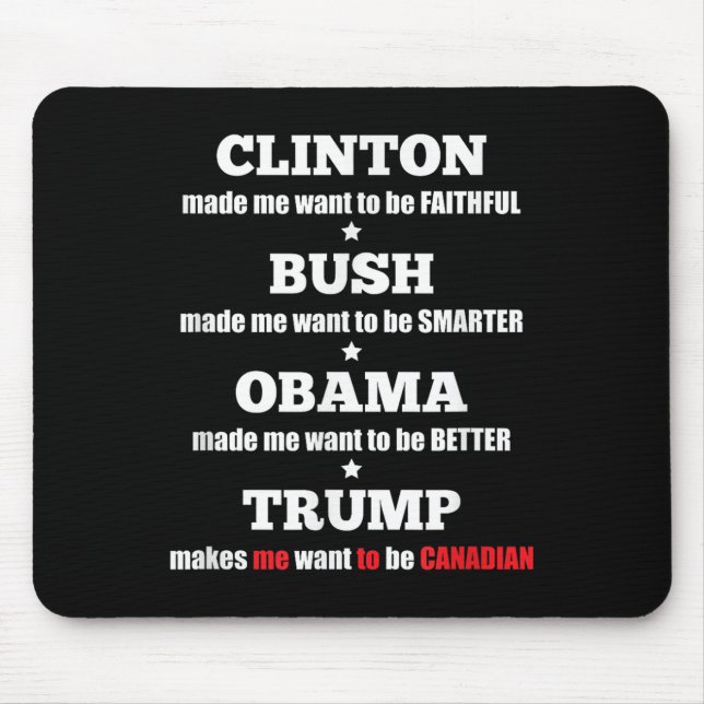 Mousepad Grupo Político Anti-Trump Para Independentes E (Frente)