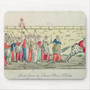 Mousepad Guarda avançada das mulheres que vão a