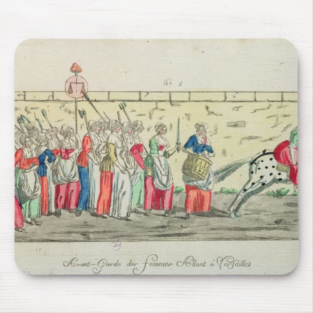 Mousepad Guarda avançada das mulheres que vão a (Frente)