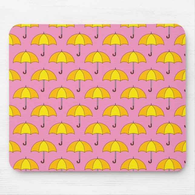 Mousepad Guarda-chuva Amarelo (Frente)