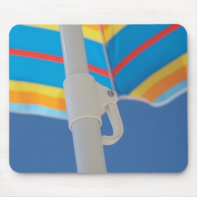 Mousepad Guarda-chuva de praia listrado (Frente)