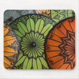 Mousepad guarda-chuvas à venda, Bagan, Myanmar