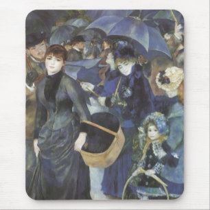 Mousepad Guarda-chuvas de Pierre Renoir, Impressionismo Vin