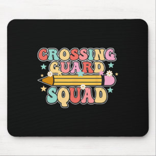Mousepad Guarda de Travessia Escolar Retro Volta às Aulas A