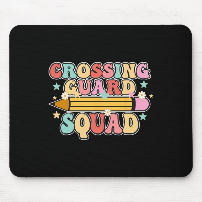 Mousepad Guarda de Travessia Escolar Retro Volta às Aulas A (Frente)