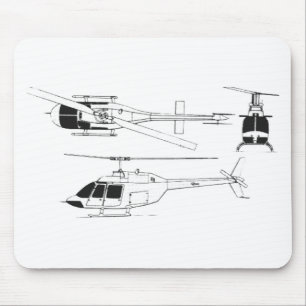 Mousepad Guarda florestal/TH do jato de Bell