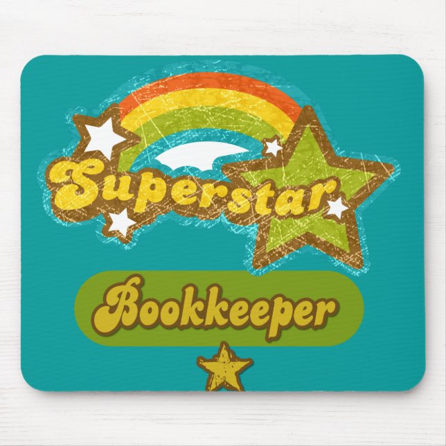 Mousepad Guarda-livros da estrela mundial (Frente)