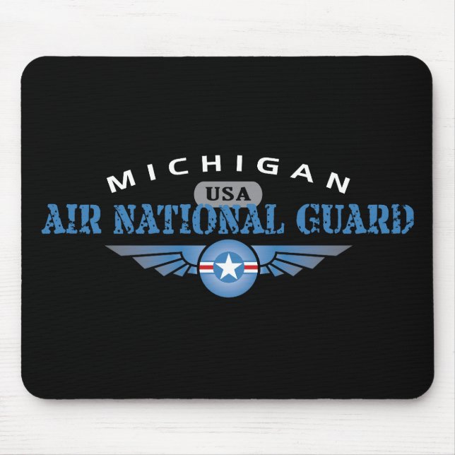 Mousepad Guarda nacional do ar de Michigan (Frente)