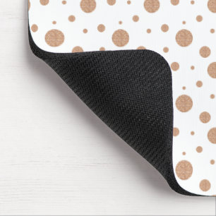 Mousepad Guardanapos bolinhas Dourados
