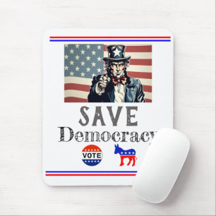 Mousepad Guardar Pad do Rato Democrata