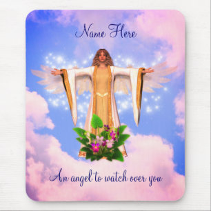 Mousepad Guardian Angel Inspirational Personalizado