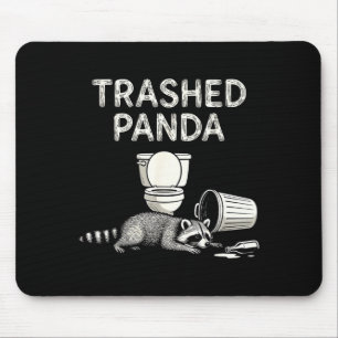 Mousepad Guaxinim Bêbado Guaxinim Engraçado Amante de Anima