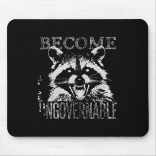 Mousepad Guaxinim Bravo Antigo Se Torna Lixo Ingovernável P