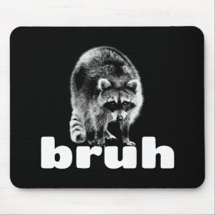 Mousepad Guaxinim Engraçado Cara
