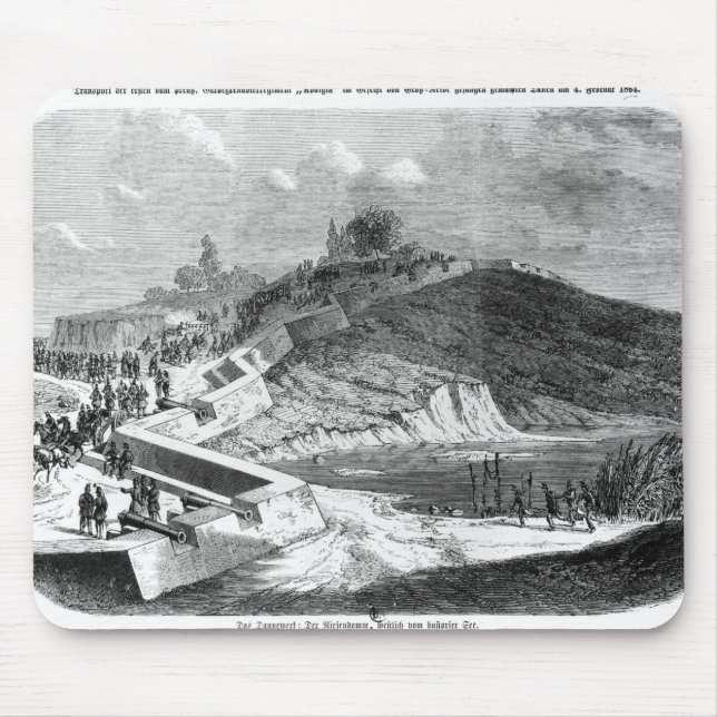 Mousepad Guerra dos ducados, fortifications dinamarqueses (Frente)