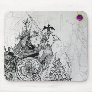 Mousepad GUERRAS GÓTICAS,Cavaleiros Bárbaros,Fantasia