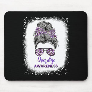 Mousepad Guerreira da Conscientização Coque de Cabelo Desgr