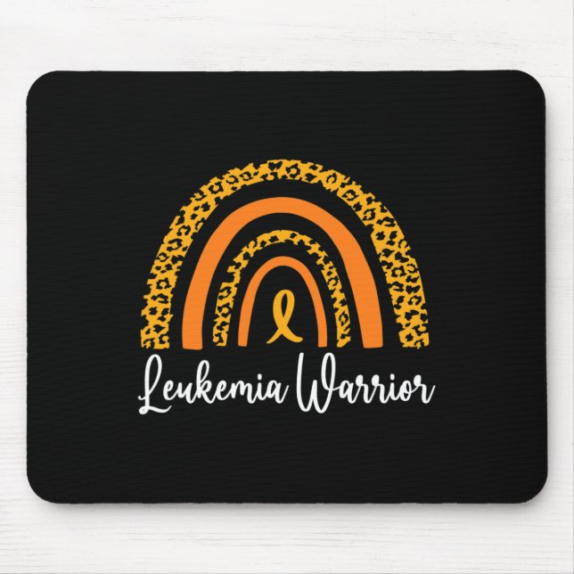 Mousepad Guerreiro Arco-Íris Laranja (Frente)