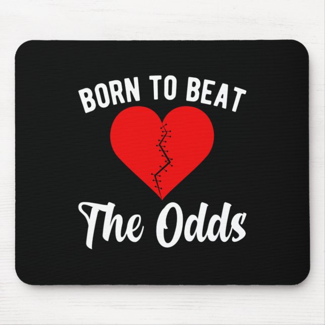 Mousepad Guerreiro Cute CHD Conscientização sobre Doenças C (Frente)