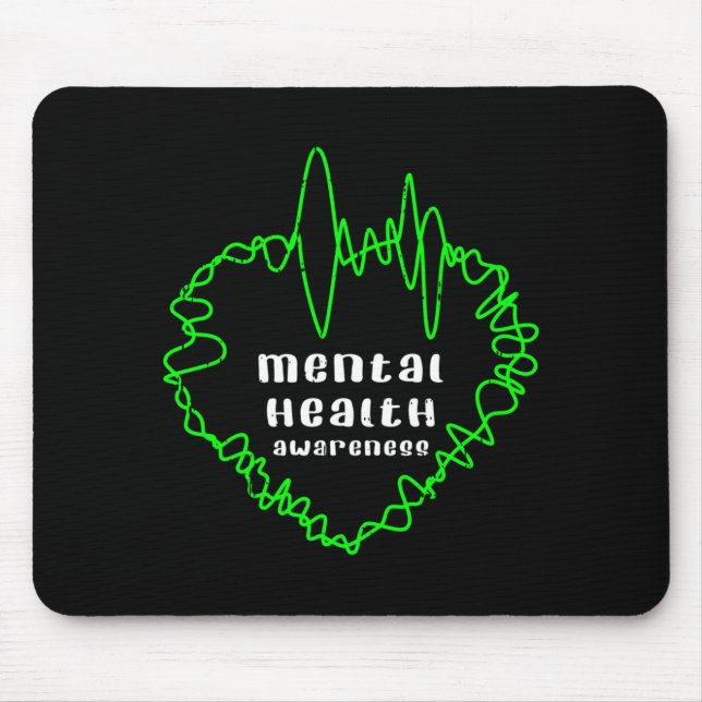 Mousepad Guerreiro da Conscientização da Saúde Mental Conse (Frente)