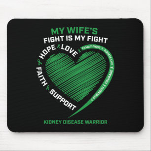 Mousepad Guerreiro da Doença Mulher do Marido Mulher Mulher