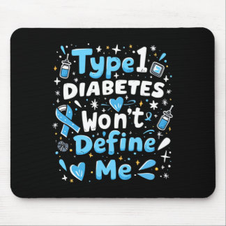 Mousepad Guerreiro da DT1 Insulina Diabético Diabetes Tipo