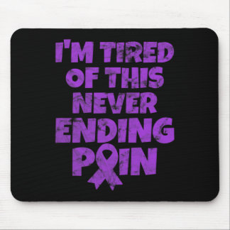 Mousepad Guerreiro da Fibromialgia Estou cansado de nunca a
