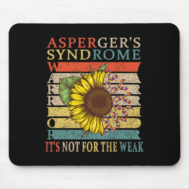 Mousepad Guerreiro da Síndrome de Asperger (Frente)