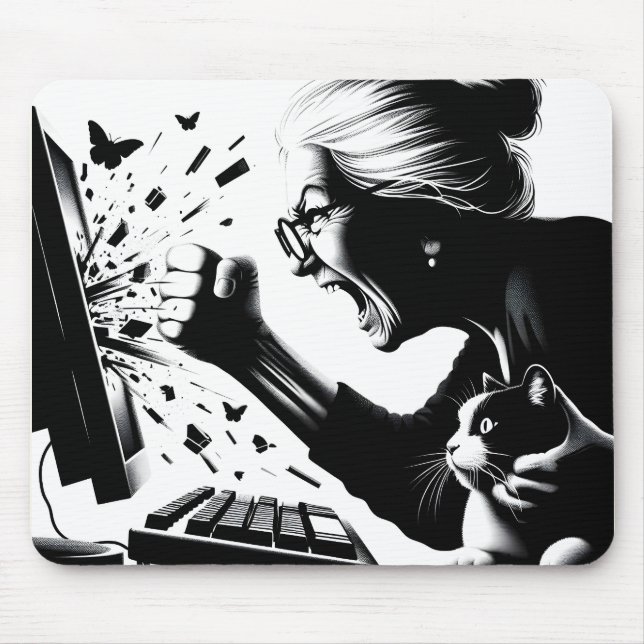 Mousepad Guerreiro de teclado (Frente)