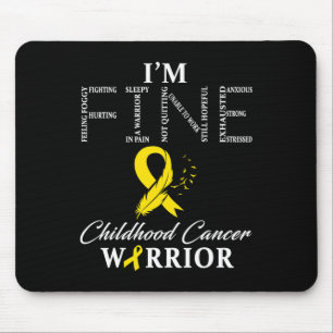 Mousepad Guerreiro do Câncer Infantil Estou Bem