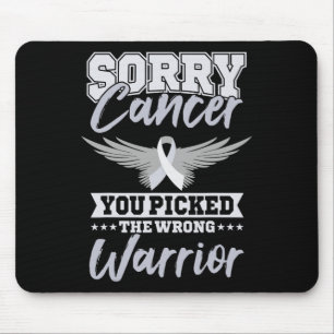 Mousepad Guerreiro do Câncer Presente do Dia Mundial do Cân