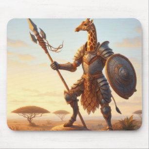 Mousepad guerreiro girafa