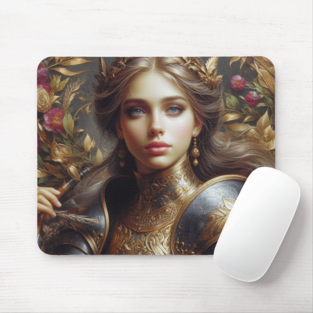 Mousepad Guerreiro medieval (Com mouse)