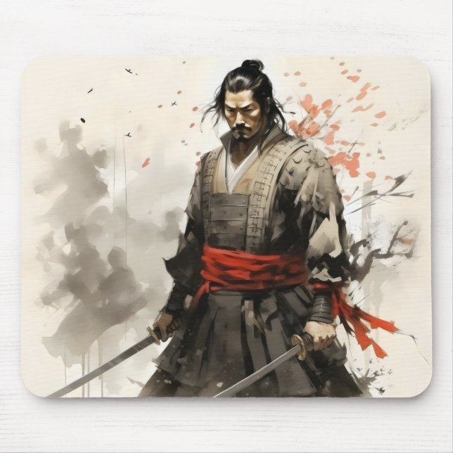Mousepad Guerreiro Samurai no Japão (Frente)
