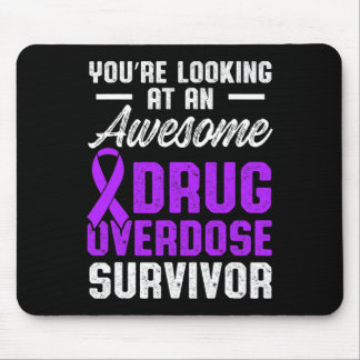 Mousepad Guerreiro Sobrevivente Consciente de Sobredose de 