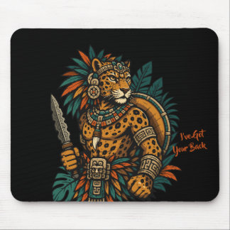 Mousepad Guerreiro Tribal Jaguar Vintage