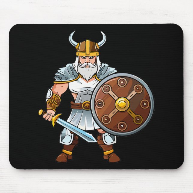 Mousepad Guerreiro viking ou gaulês (Frente)