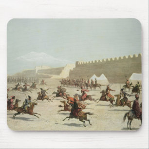 Mousepad Guerreiros curdos e Tatar em Sadar Abbat, Arménia