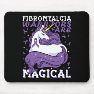 Mousepad Guerreiros de Fibromialgia são Amantes de Unicórni