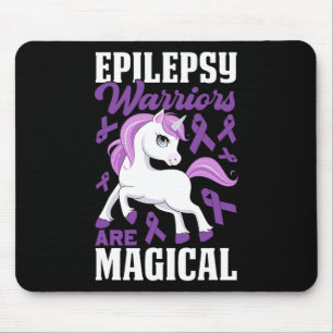 Mousepad Guerreiros Epilepsia São Fita Roxa Mágica e Onu