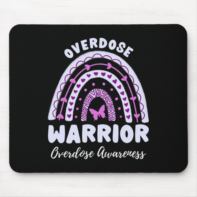 Mousepad Guerrilheiro do Overdose Arco-íris de Conscientiza (Frente)
