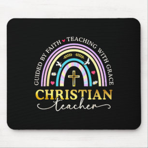 Mousepad Guiado Pela Fé Jesus Bíblia Escola Dominical Crist