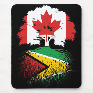 Mousepad Guiana Guiana Guiana Canadense Canada Tree Roots F