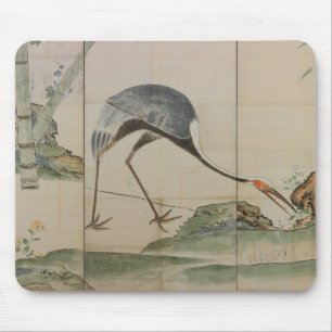 Mousepad Guindastes, pinhos, e bambu