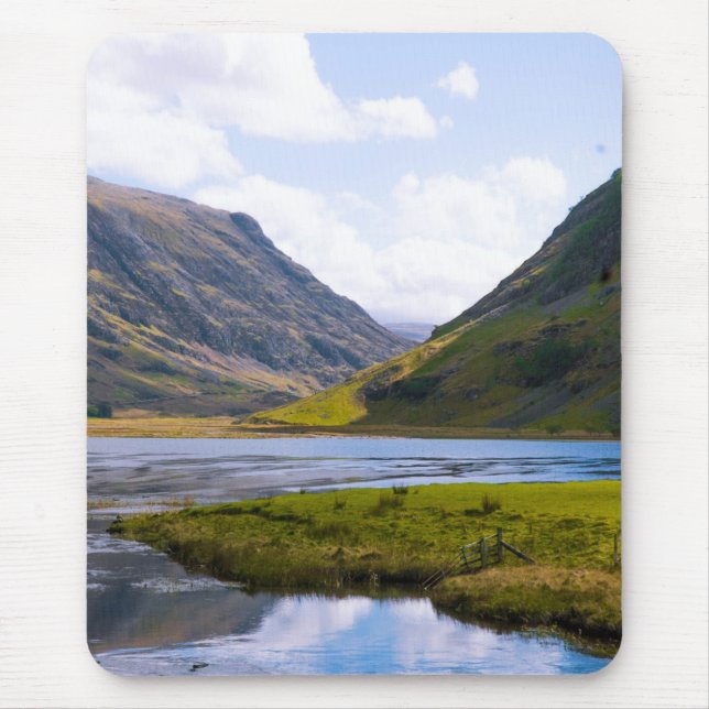 Mousepad guisado natural, montanha (Frente)